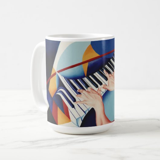 Klaviermusik Kaffeetasse (Vorderseite Links)