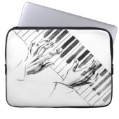 Klaviermusik Laptopschutzhülle (Vorderseite)