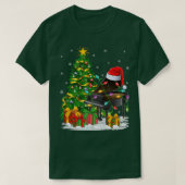 Klaviermusik Lover Matching Weihnachtsmannmütze Pi T-Shirt (Design vorne)
