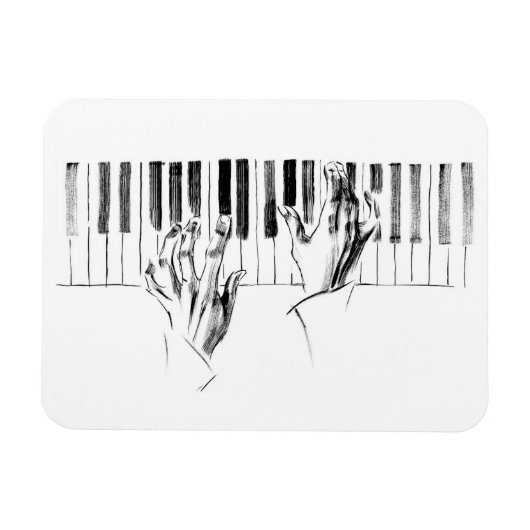 Klaviermusik Magnet (Horizontal)
