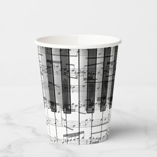 Klaviermusik Pappbecher (Links)