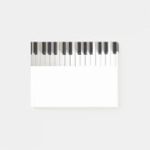 Klaviermusik Post-it Klebezettel (Vorderseite)