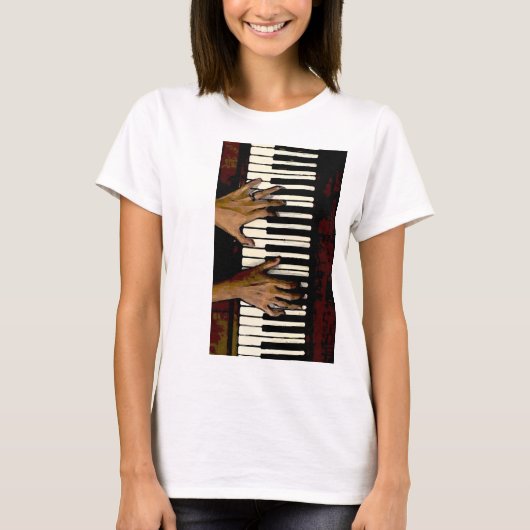 Klaviermusik T-Shirt (Vorderseite)