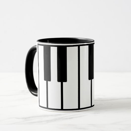 Klaviermusik Tasse (Vorderseite Links)