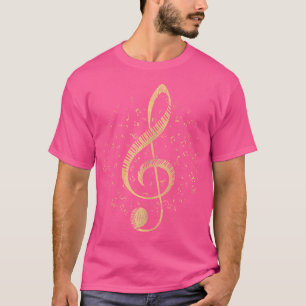 Klaviermusik Violinschlüssel Pianist Geschenk Klav T-Shirt