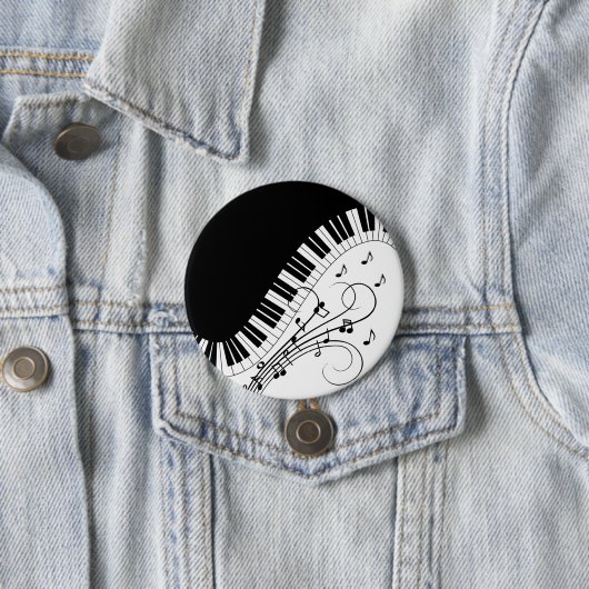 Klaviermusikdesign Button (Beispiel)