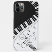 Klaviermusikdesign Case-Mate iPhone Hülle (Rückseite)
