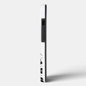 Klaviermusikdesign Case-Mate iPhone Hülle (Rückseite / Links)