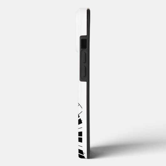 Klaviermusikdesign Case-Mate iPhone Hülle (Rückseite / Links)