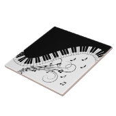 Klaviermusikdesign Fliese (Seite)