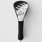 Klaviermusikdesign Golf Headcover (Vorderseite)