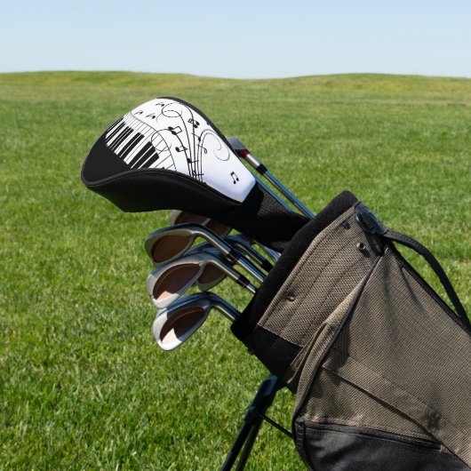Klaviermusikdesign Golf Headcover (In SItu)