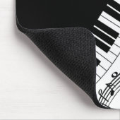 Klaviermusikdesign Mousepad (Ecke)