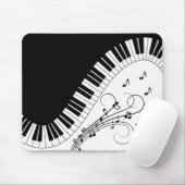 Klaviermusikdesign Mousepad (Mit Mouse)