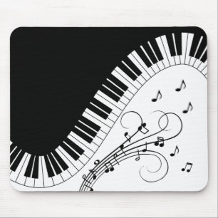 Klaviermusikdesign Mousepad