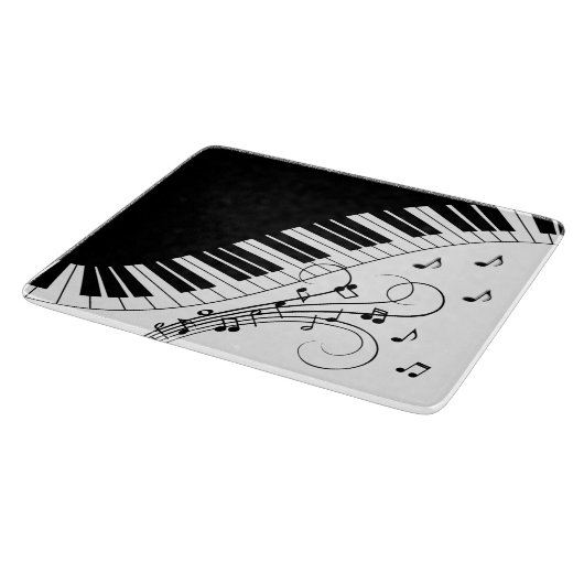 Klaviermusikdesign Schneidebrett (Ecke)