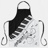 Klaviermusikdesign Schürze (Vorderseite)
