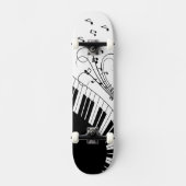Klaviermusikdesign Skateboard (Vorderseite)