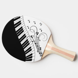 Klaviermusikdesign Tischtennis Schläger