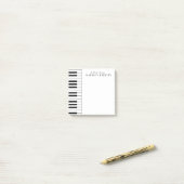 Klaviermusiker Band-Lehrer Postit Notes Post-it Klebezettel (Auf Schreibtisch)