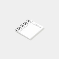 Klaviermusiker Band-Lehrer Postit Notes