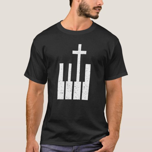 Klaviermusiker T-Shirt (Vorderseite)