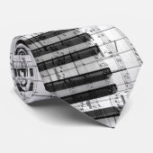 Klaviermusikhalsband Krawatte (Gerollt)