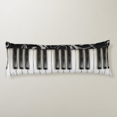 Klaviermusikinstrumentenlehrer Seitenschläferkissen (Rückseite)