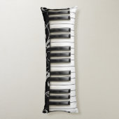 Klaviermusikinstrumentenlehrer Seitenschläferkissen (Rückseite (Vertikal))