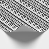 Klaviermusiklehrer Geschenkpapier (Ecke)