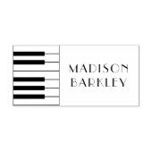 Klaviermusiklehrer Gummistempel (Prägung)