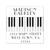 Klaviermusiklehrer Permastempel (Design)