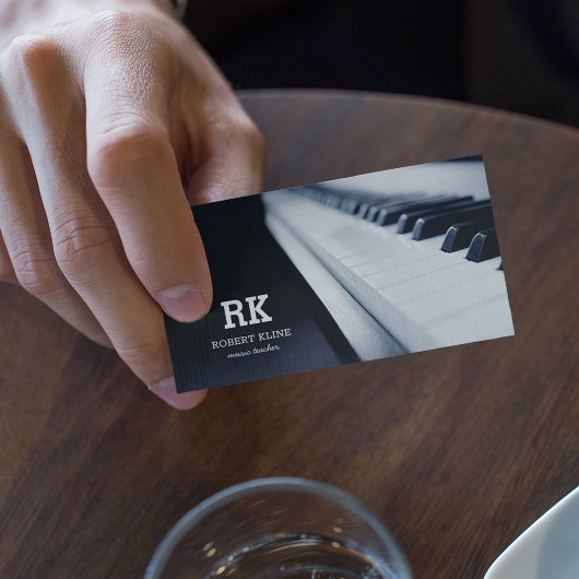 Klaviermusiklehrer Visitenkarte