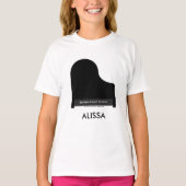 Klaviermusikstudio, Promotionsstudio für Lehrer T-Shirt (Vorderseite)