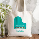 Klaviermusikstudio, Promotionsstudio für Lehrer Tragetasche<br><div class="desc">Mit dieser großen Piano-Tasche können Sie Ihr Klavier- oder Musikgeschäft fördern. Benutzen Sie sie als personalisiertes Geschenk für Schüler,  die Noten in diesen tollen Taschen in den Unterricht tragen können. Sie können mit dem Namen Ihres Studios und den Kontaktinformationen personalisiert sein.</div>