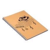 Klaviermusiksymbole Notizblock (Rechte Seite)