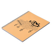 Klaviermusiksymbole Notizblock (Linke Seite)