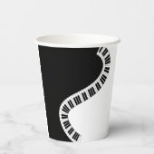 Klaviermusiktastatur  pappbecher (Rückseite)