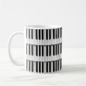 Klaviermuster Kaffeetasse (Links)