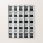 Klaviermuster Puzzle (Vertikal)