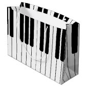 Klavierorgel Große Geschenktasche Geschenktüte (Rückseite Schrägansicht)