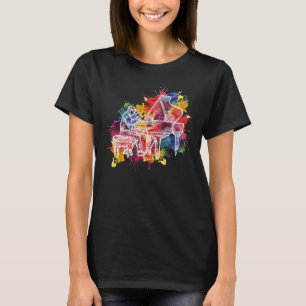 Klavierpianist Musikergeschenk Instrument T-Shirt