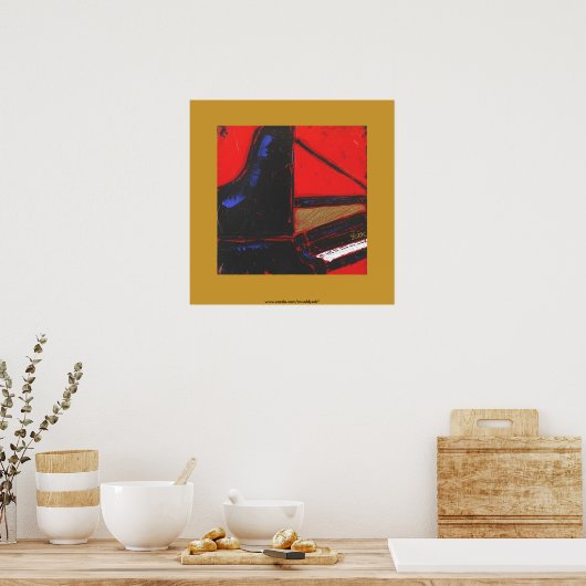 Klavierposter Poster (Küche)