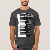 Klavierprobleme Funny Keyboard Redewendungen T-Shirt (Vorderseite)