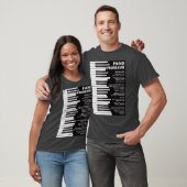 Klavierprobleme Funny Keyboard Redewendungen T-Shirt (Unisex)