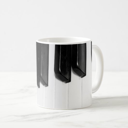 Klavierschlüssel Kaffeetasse (VorderseiteRechts)