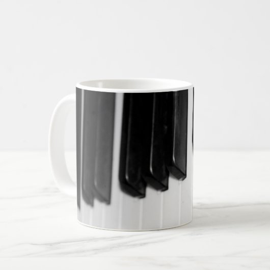 Klavierschlüssel Kaffeetasse (Vorderseite Links)