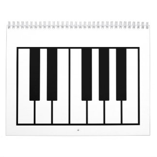 Klavierschlüssel Kalender