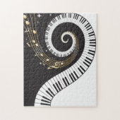 Klavierschlüssel Puzzle (Vertikal)