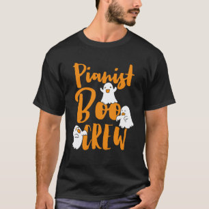 Klavierspieler Boo Crew Halloween-Kostüm passt Kla T-Shirt